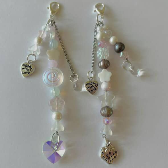 love blossom keychain set (set of 2!)