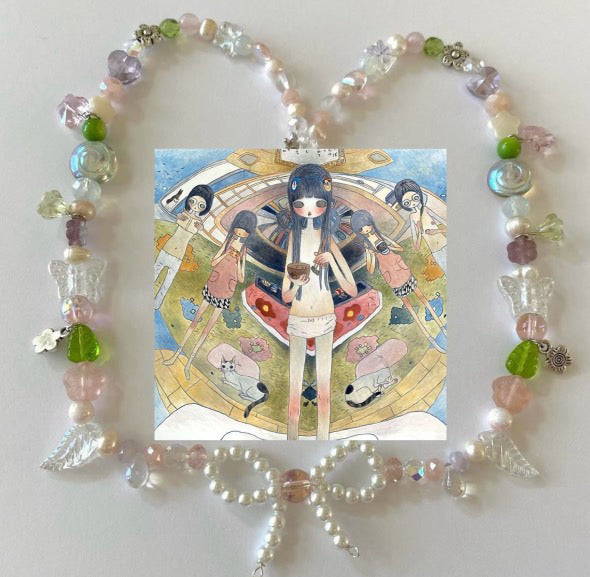 aya takano ribbon complex necklace