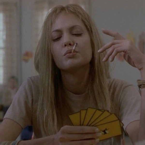 custom girl interrupted keychain + phonecharm set