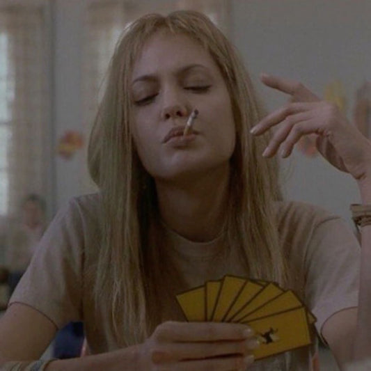 custom girl interrupted keychain + phonecharm set