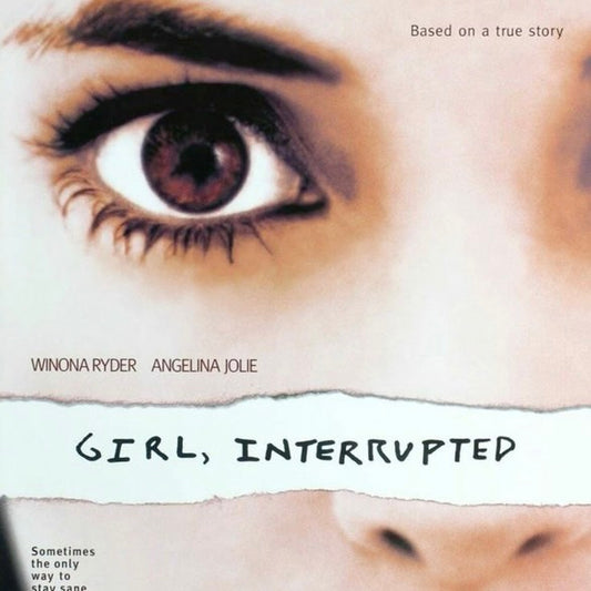 custom complex girl interrupted necklace (red, dark blue, etc)