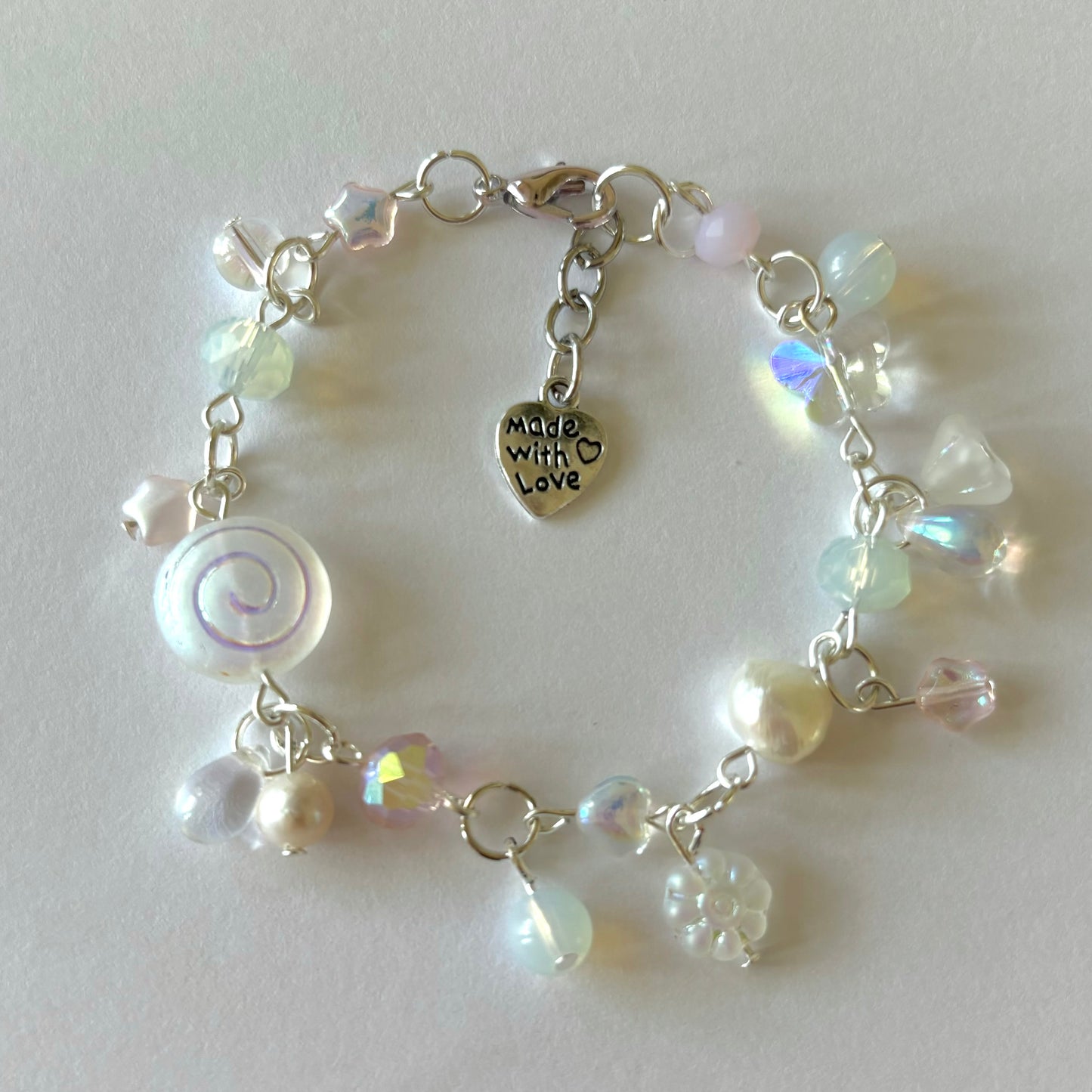 cherry blossom kiss bracelet
