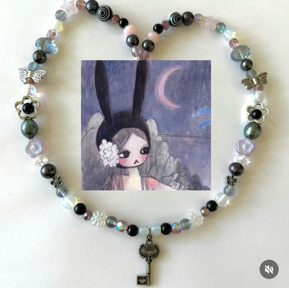 aya takano bunny necklace