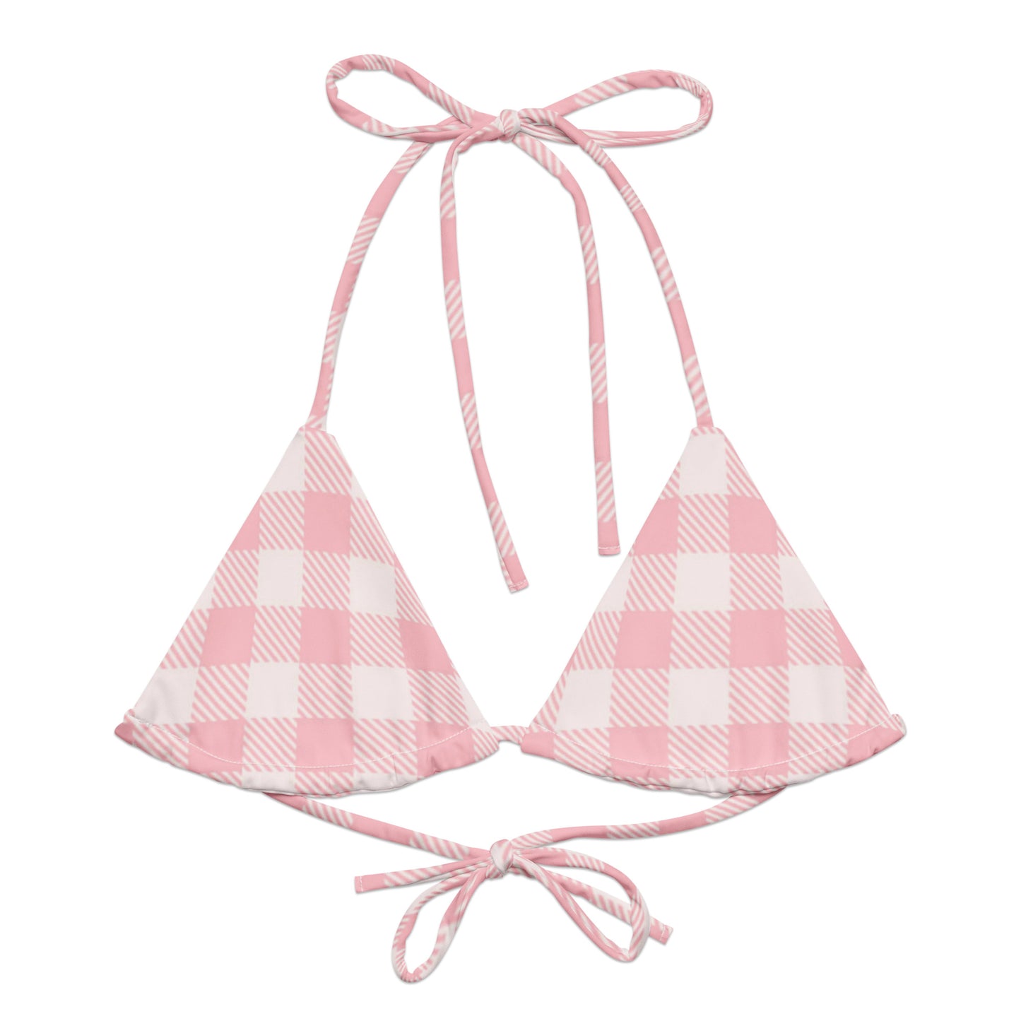 pink coquette bikini top