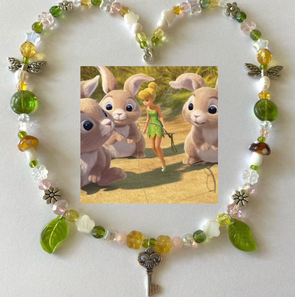 tinkerbell fairy necklace