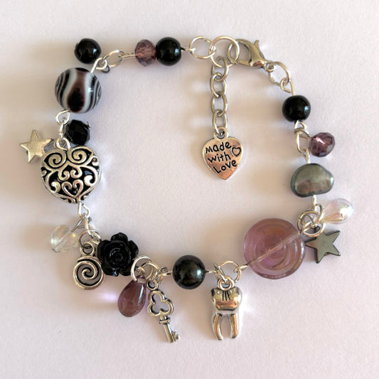 dark charm bracelet