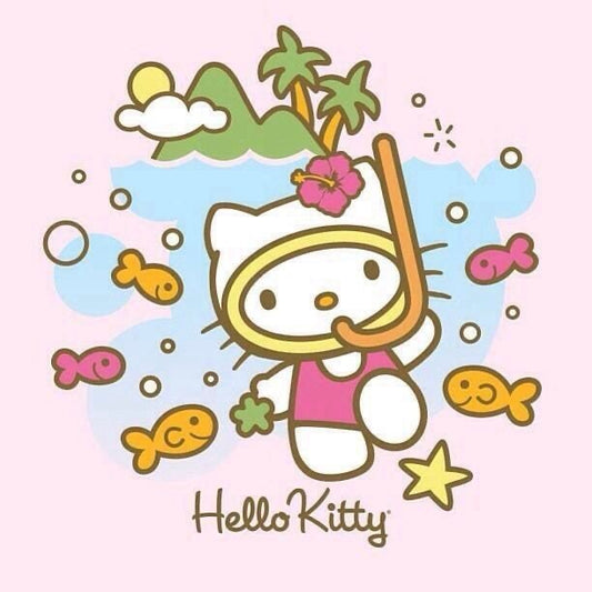 custom complex hello kitty summer necklace