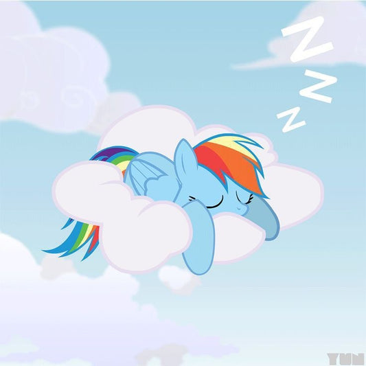 custom rainbow dash mlp keychain