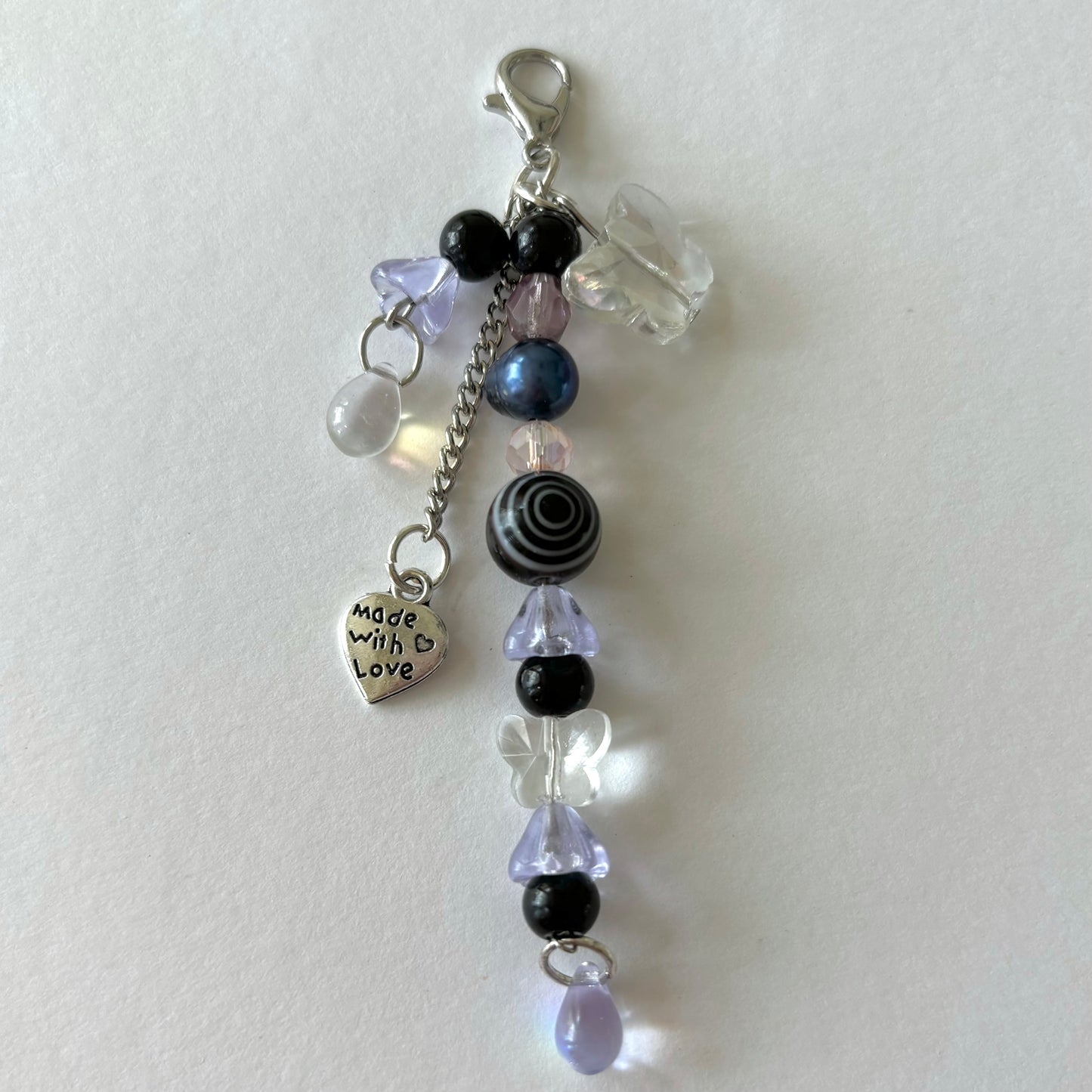 kuromi keychain (purple, pink,black)