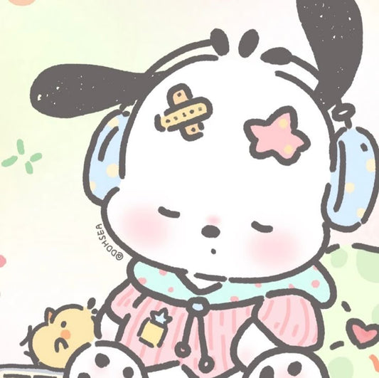 custom pochacco keychain + phonecharm set