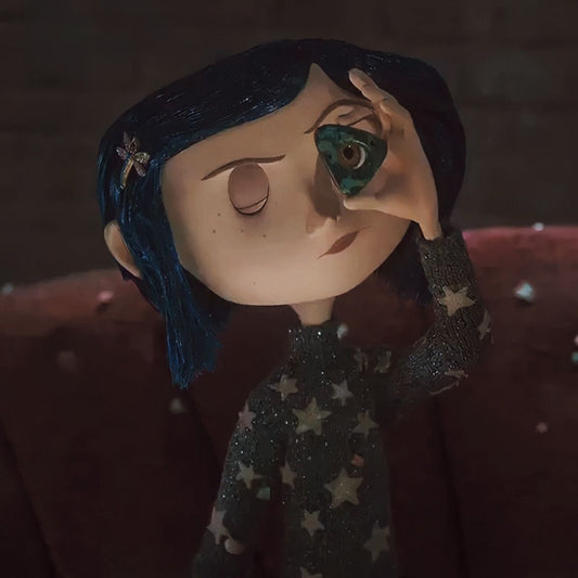 custom coraline necklace