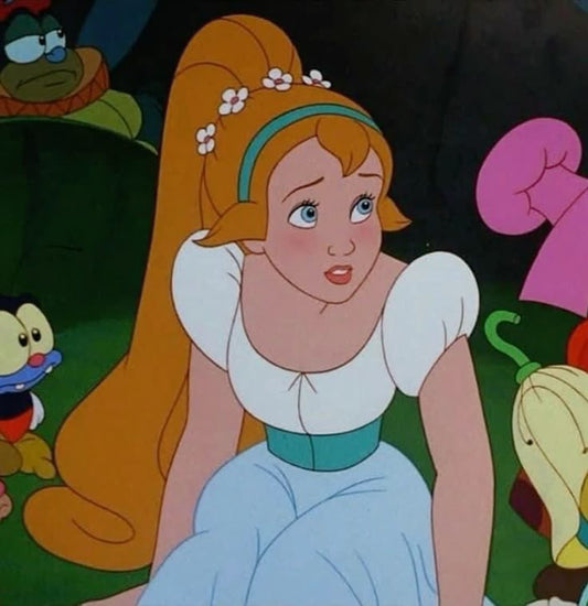 custom complex thumbelina (don bluth) necklace