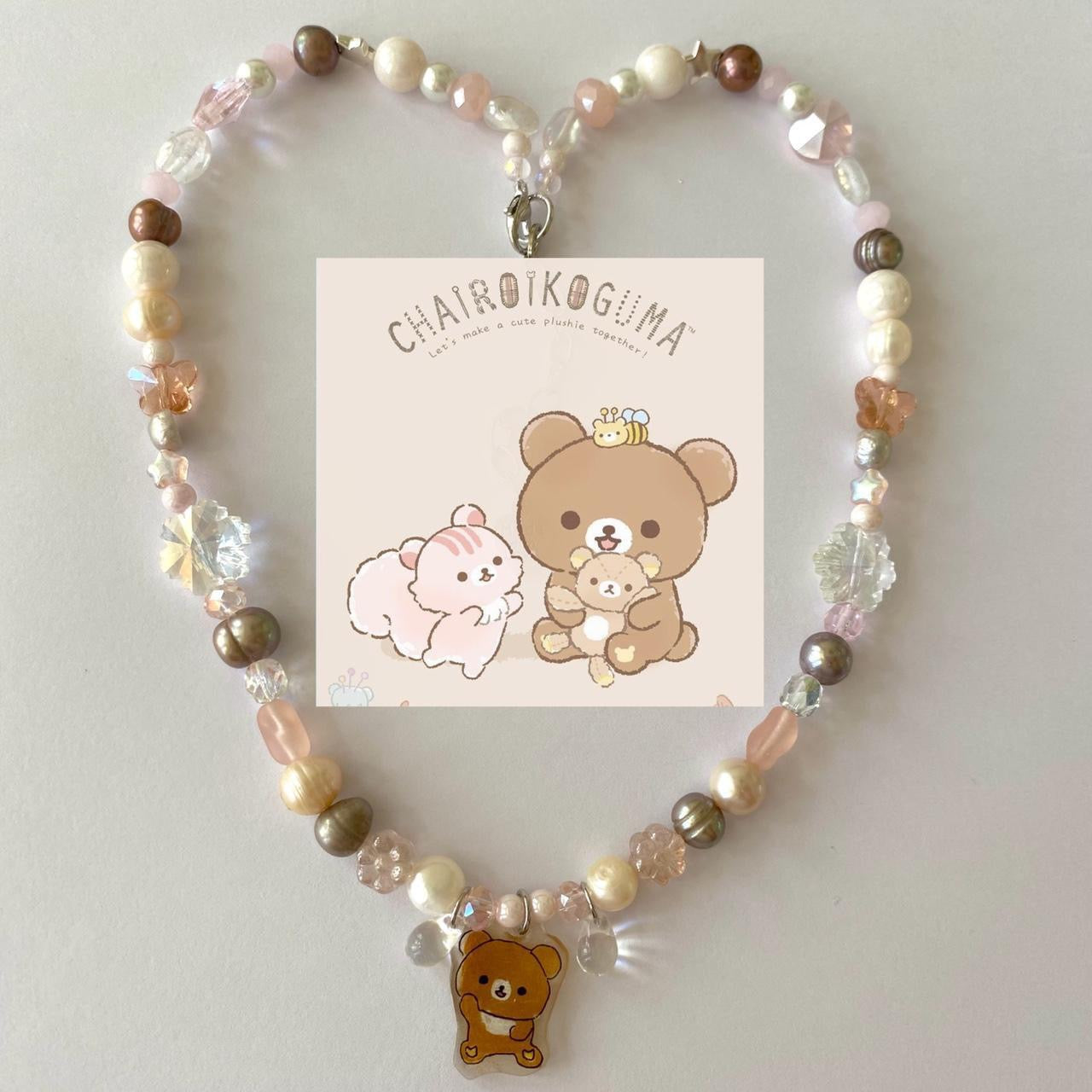 rilakkuma chocolate necklace
