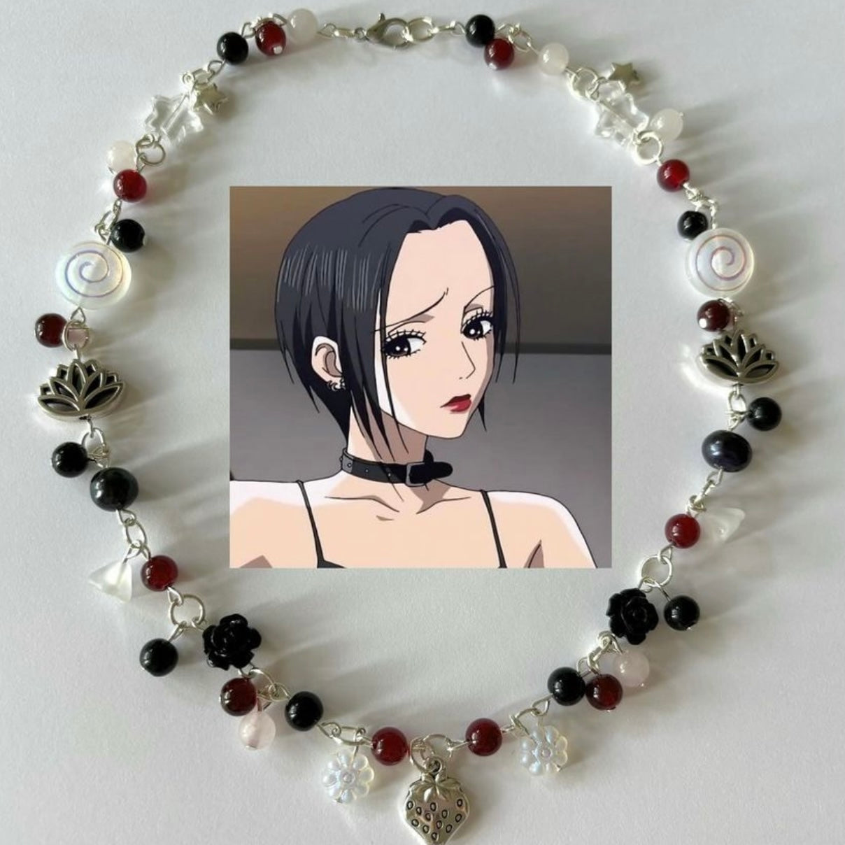 nana osaki strawberry complex necklace