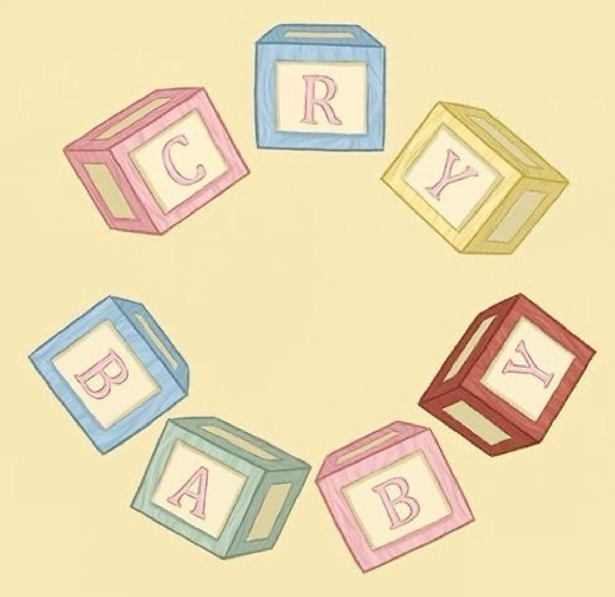 custom crybaby melanie martinez keychain (blue, pink, white)