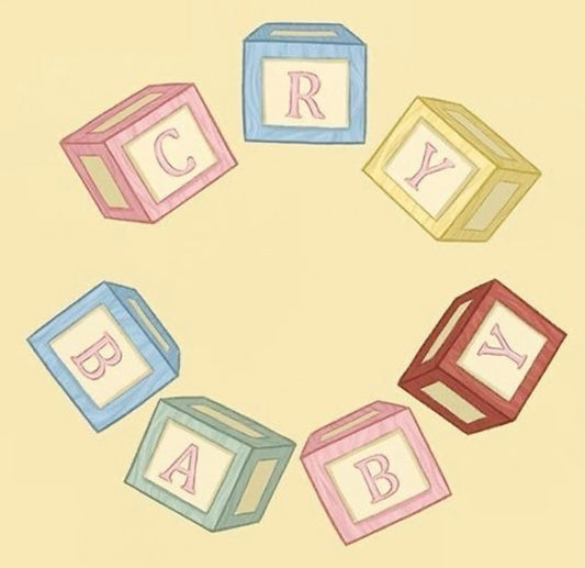 custom crybaby melanie martinez keychain (blue, pink, white)