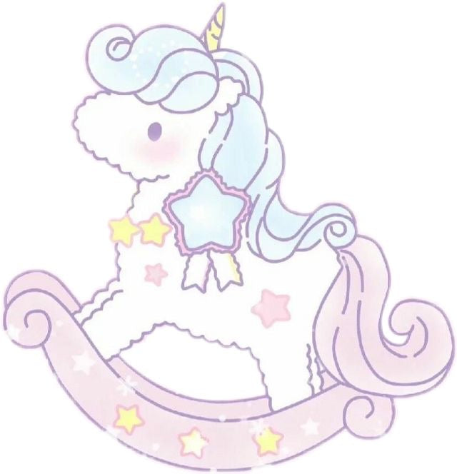 custom glitter unicorn magical necklace (pink, purple)
