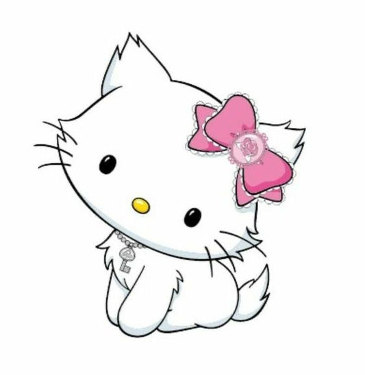custom dollete bunny keychain (pinks, pearls)
