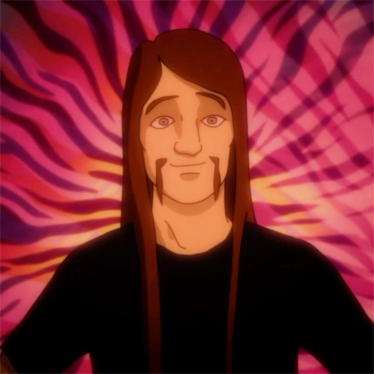 custom dethklok alt keychain + phonecharm (red, black)