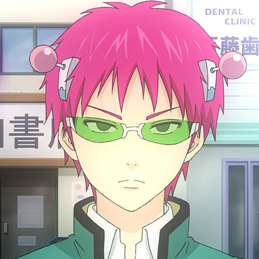 custom saiki k keychain + phonecharm set
