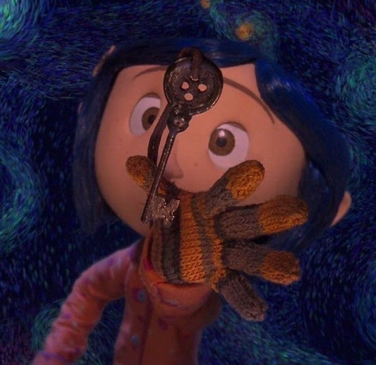 custom coraline bracelet (with teeth)