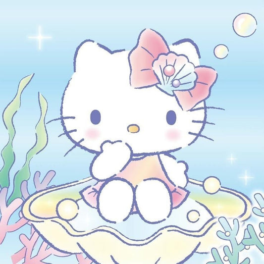 custom summer hello kitty keychain + phonecharm set