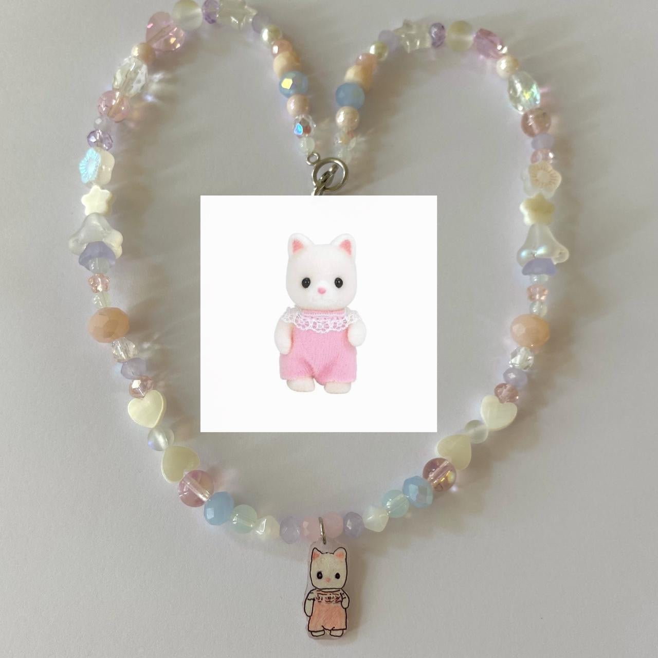 calico critters kitty necklace