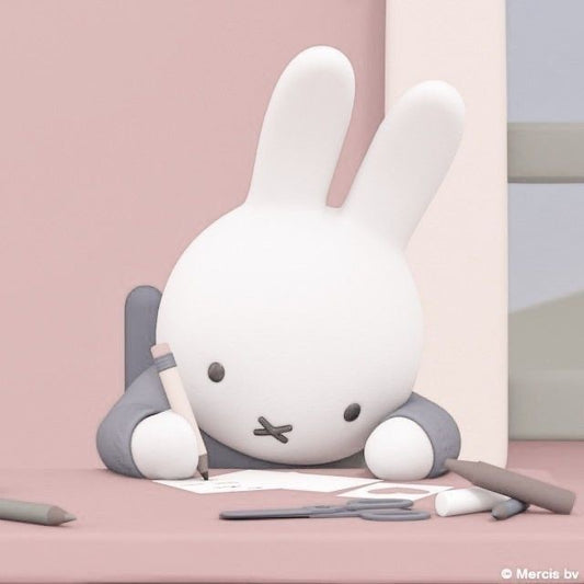 custom miffy bracelet (matcha green, white, baby pink)