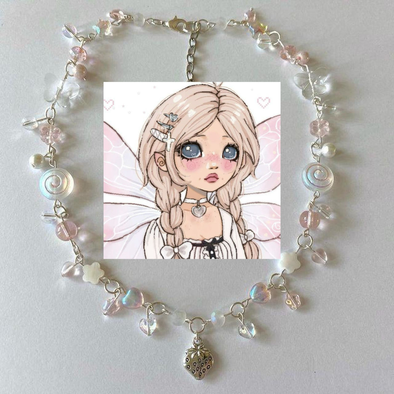 fairy coquette complex necklace