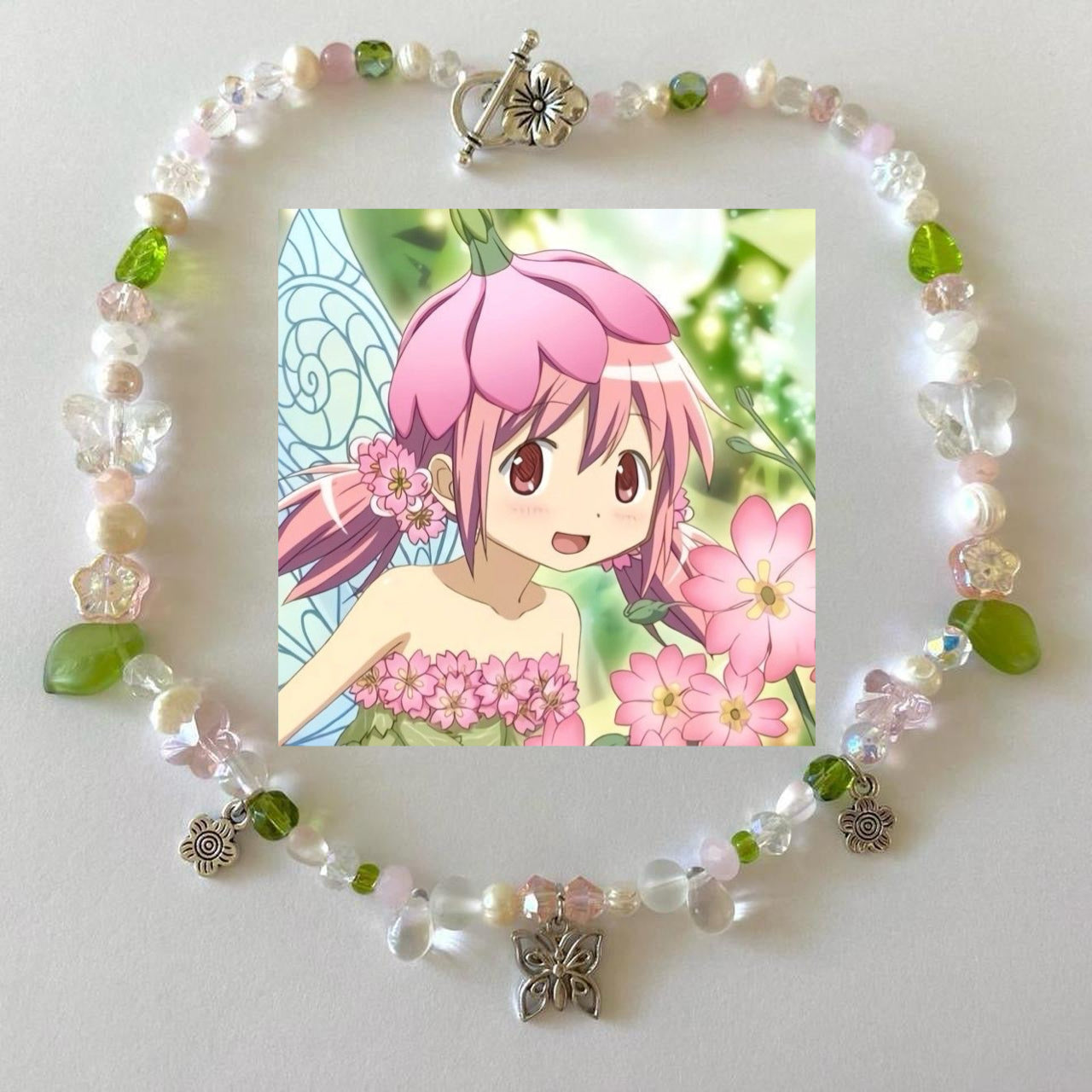 floral madoka necklace
