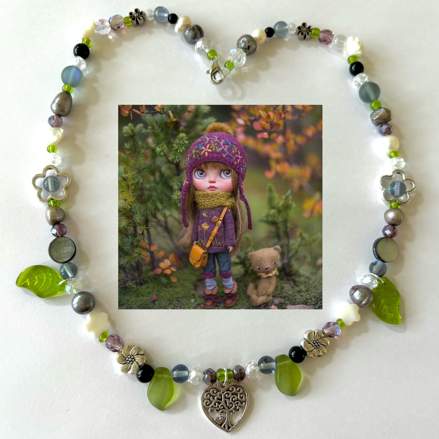 sweater weather blythe doll necklace