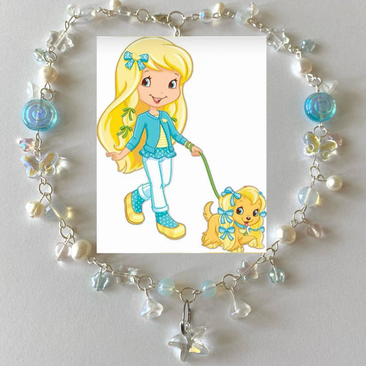 lemon meringue complex necklace