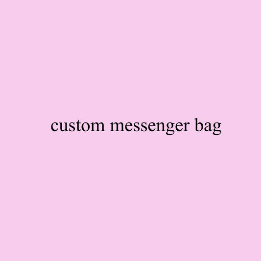 custom messaged bag