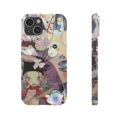 space lily premium phone case (iPhone 16)