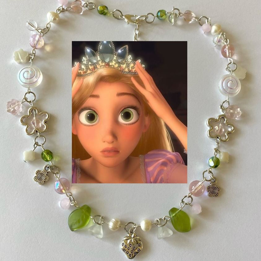 tangled rapunzel complex necklace