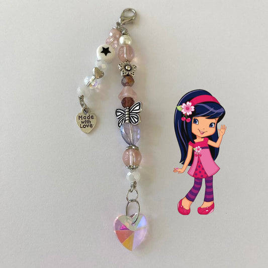 cherry jam keychain