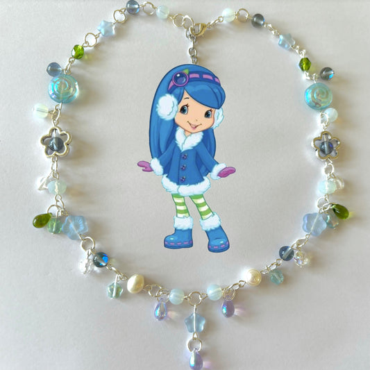 blueberry muffin complex necklace