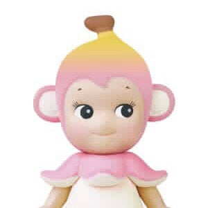 custom pink banana Sonny angel keychain + phonecharm set