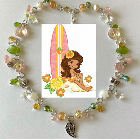 orange blossom complex necklace