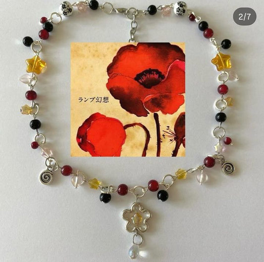 lamp complex necklace