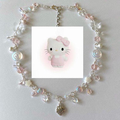 hello kitty complex coquette necklace