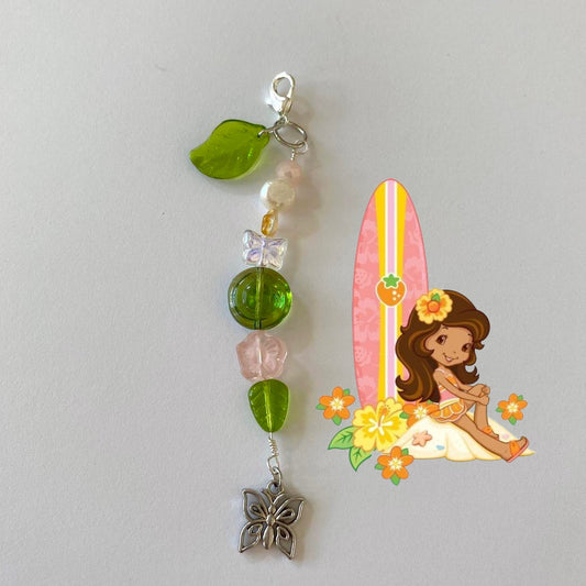 orange blossom keychain