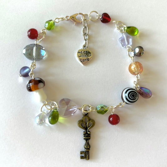 mad hatter charm bracelet