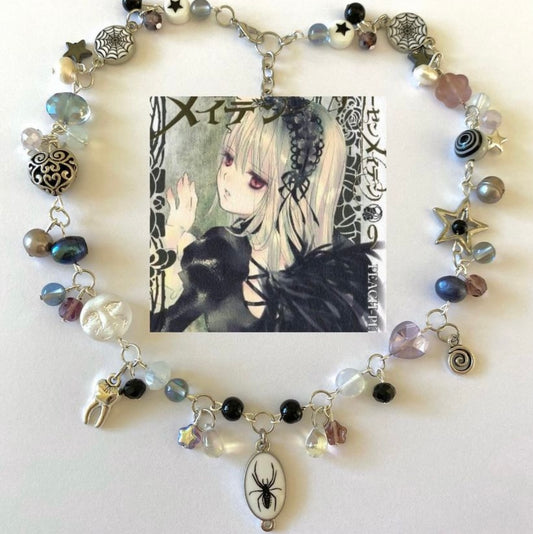 the spiderweb necklace