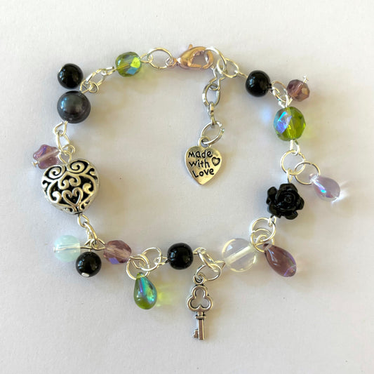 coraline charm bracelet