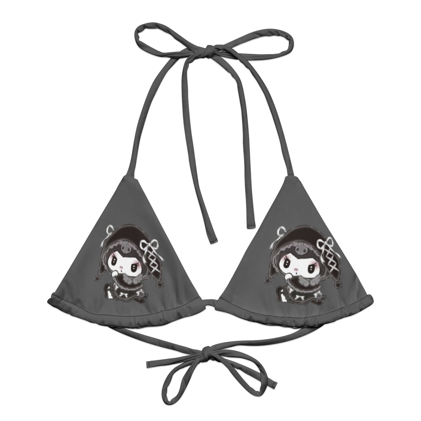 grunge kuromi bikini top