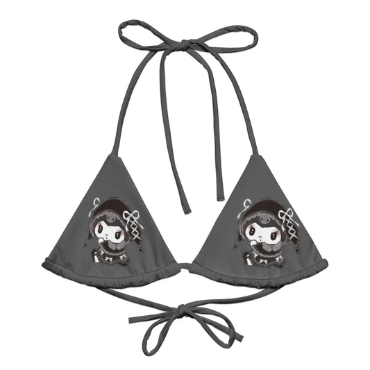grunge kuromi bikini top