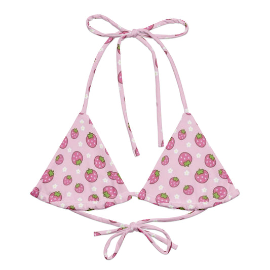strawberry shortcake bikini top