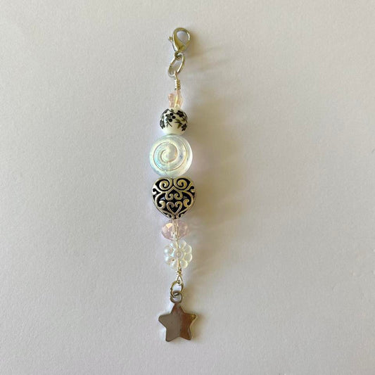 coraline star keychain