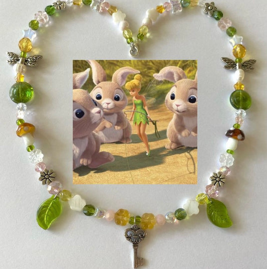 tinkerbell fairy necklace